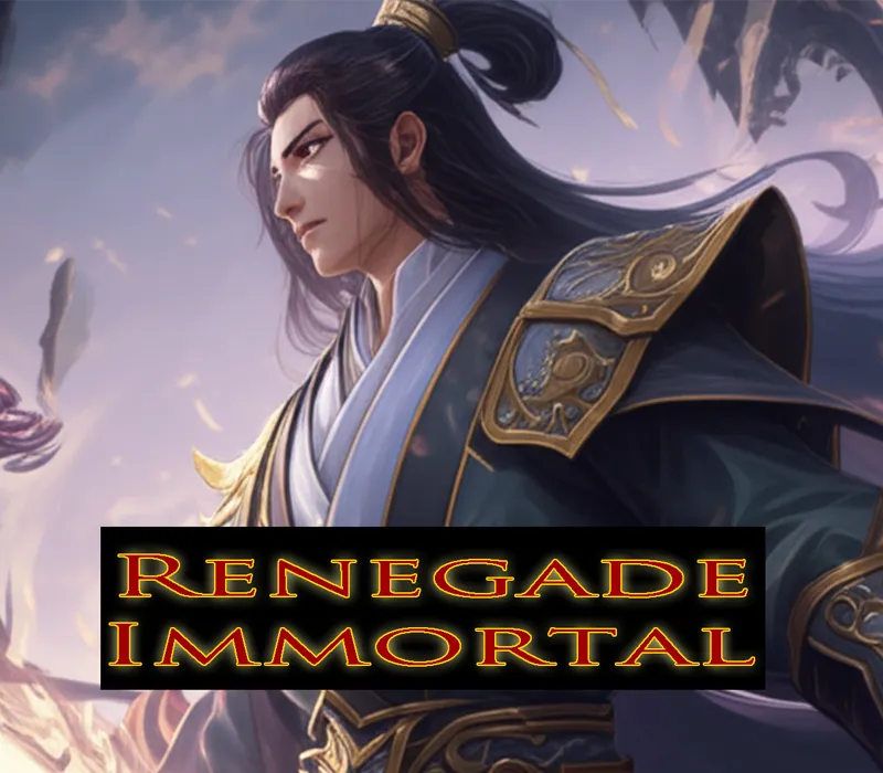 Wang Lin, a solemn cultivator from Renegade Immortal, standing with spiritual energy flowing around him.